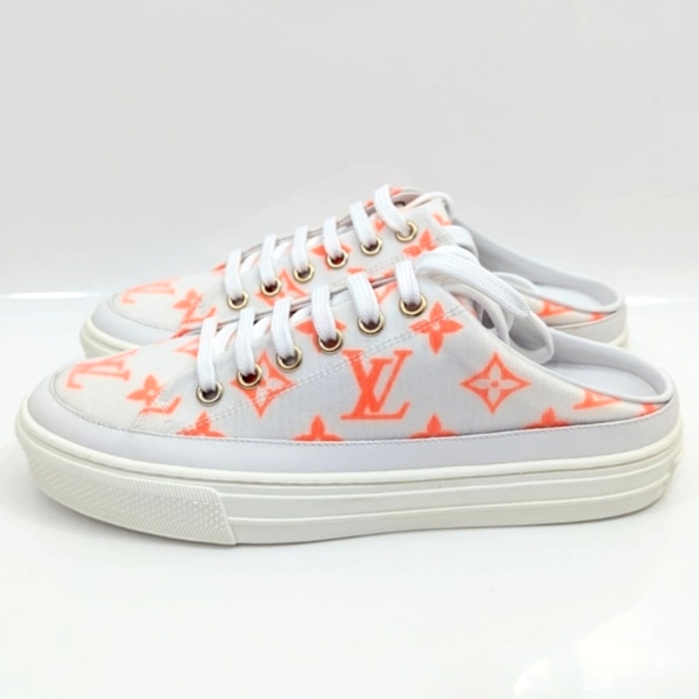 ✨️Authentic Louis Vuitton Stellar Open Back Sneaker Technical Fabric - Picture 9 of 15